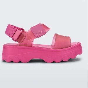 Melissa Vibrant Pink Chunky Sandals